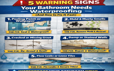 5 Warning Signs Your Bathroom Needs Waterproofing (How to Fix It Fast)