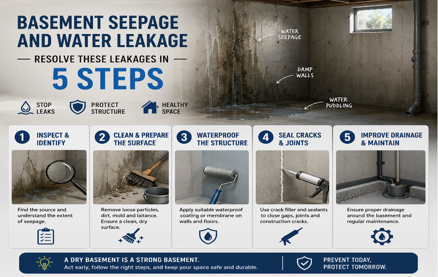 Basement Leakage Steps Singapore