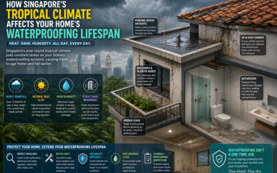 How Singapore’s Tropical Climate Affects Your Home’s Waterproofing Lifespan